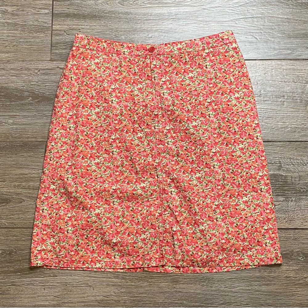 Eddie Bauer 10 Floral Pencil Skirt